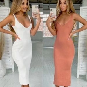 NWOT Knit Beige Botany  Dress Green Sz Small